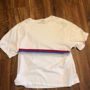 T-shirt with stripes